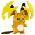 タカラトミー ポケットモンスター モンコレ メガライチュウ Ｙ ﾓﾝｺﾚﾒｶﾞﾗｲﾁﾕｳYﾊｺ-イメージ6
