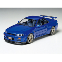 タミヤ 1/24 スポーツカーシリーズ No．210 ニッサン スカイラインGT-R Vスペック(R34) ﾀﾐﾔ24 ｽｶｲﾗｲﾝGTR R34 ｶｲ