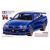 1/24 タミヤ スカイライン GT-R R34 完成品 タミヤ 日産 スカイライン R34 GTR 1/24 完成したよ。 : r