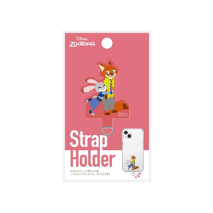 PGA ダイカット ストラップホルダー ズートピア PG-DSTHLD21ZTP-イメージ1