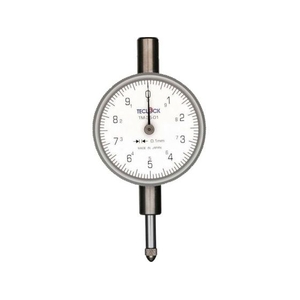 テクロック 小型ダイヤルゲージ 測定範囲0~10mm 0～100.1±0-5-1081.5以下 FC104JU-3323111-イメージ1