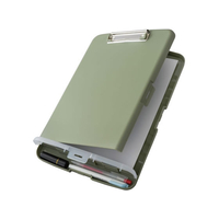 カール事務器 クリップボードケース ライトグリーン FCG017X-CSC-001-U