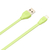 PGA micro USB コネクタ USB フラットケーブル 50cm グリーン PG-MUC05M10-イメージ1
