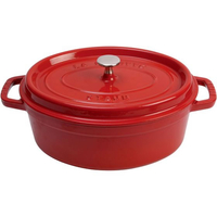 STAUB ストウブ ピコ・ココット オーバル 33cm チェリー 40509-872 FC553LZ-8876901