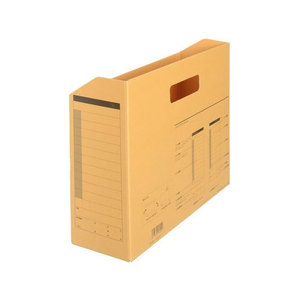 プラス ボックスファイル/A4/再生紙/イエロー FL-051BF/78082 FCC5151-78082/FL-051BF-イメージ2