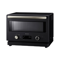 SHARP RE-SD18C-B オーブンレンジ 18L ワイドフラットタイプ ブラック