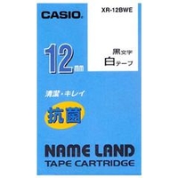 カシオ カシオネームランドテープ XR-12BWE