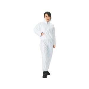 トラスコ中山 タイベック製作業服 フード付ツーピース XL FC681EK-3363571-イメージ1