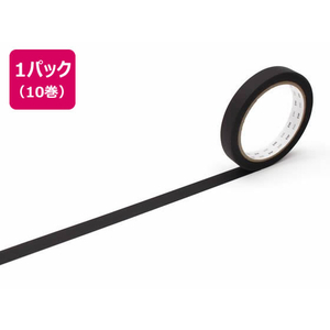 カモ井 mt large core 和紙 ブラック 強粘着 10巻 FC230SN-MT10L067-イメージ1