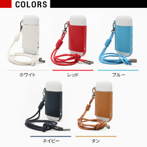 SLG Design Calf Skin Leather iQOS Case ブルー SD11529-イメージ14