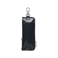ソニック カギポケット リール付 キーケース ブラック F010096-GS-7130-D