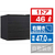 TOHOTAIYO 46L 1ドア冷蔵庫 ブラックウッド TH-46L1-BW-イメージ1