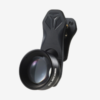 エレコム P-SLZ2XBK スマートフォン用カメラレンズ/望遠2倍レンズ