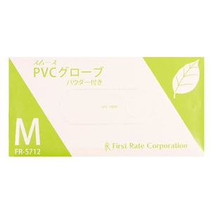 ファーストレイト スムースPVCグローブ M 100枚 FC90148-FR-5712-イメージ1