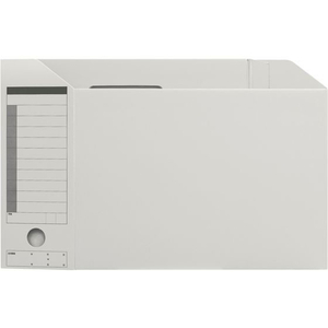 プラス ボックスファイル/A4/再生紙/グレー FL-051BF/78084 FCC5152-78084/FL-051BF-イメージ3