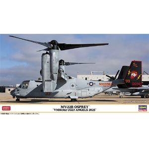 ハセガワ 1/72 MV-22B オスプレイ “VMM-362 アグリーエンジェルス 2025” 02530MV22BｵｽﾌﾟﾚｲUA25-イメージ1