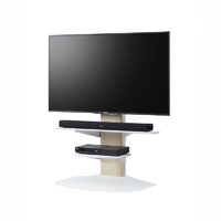 朝日木材 WS-BL840-NA 40～86V型対応壁寄せテレビスタンド ロータイプ