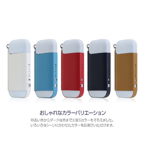 SLG Design Calf Skin Leather iQOS Case レッド SD11530-イメージ10