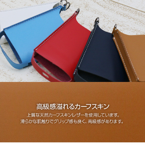 SLG Design Calf Skin Leather iQOS Case レッド SD11530-イメージ13