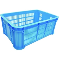 岐阜プラスチック工業 MB型メッシュコンテナーMB-215B 青 FC924GT-3039129