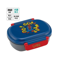 スケーター 抗菌ふわっとタイトランチBOX 360ml SPIDERCOMIC FC060PZ-QAF2BAAG