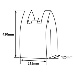 パックスタイル バイオマスレジ袋30 M 乳白 100枚×20袋 FC628ST-00627398-イメージ4