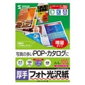 サンワサプライ カラーレーザー用フォト光沢紙・厚手（A4・100シート） LBP-KAGNA4N-100