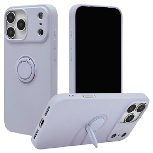 ラスタバナナ iPhone17 Pro Max用TPUリングケース スモーキーブルー 9106IP5DTPRSBL-イメージ1