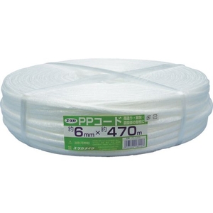 ユタカメイク 荷造り紐 PPコード大巻 6mm×470m FC037GP-3676323-イメージ1