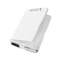 カール事務器 クリップボードケース ホワイト FCG018X-CSC-001-W