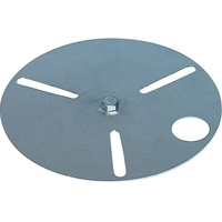 つくし工房 単管用全周型金具用回転灯受皿 FC325GM-4215214
