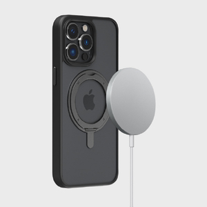 MOMAX iPhone 15 Pro用Magsafe対応360°スタンドケース Roller ブラック MM25531I15PR-イメージ8