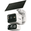 TP-Link 充電式 ソーラーパネル給電 デュアルレンズパンチルトカメラ 固定広角レンズと パンチルト望遠レンズで2方向を同時撮影 バッテリーWi-Fiカメラ TAPO C645D KIT
