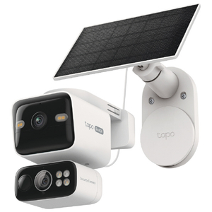 TP-Link 充電式 ソーラーパネル給電 デュアルレンズパンチルトカメラ 固定広角レンズと パンチルト望遠レンズで2方向を同時撮影 バッテリーWi-Fiカメラ TAPO C645D KIT-イメージ3