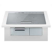 三菱 ビルトイン(3口IH対応)IHクッキングヒーター CROSS+TOP シルバー CS-R8A7-S