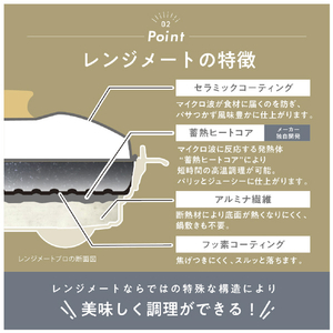 MUK 電子レンジ専用調理器具 レンジメート プロ バイ ブルーノ(RANGEMATE PRO by BRUNO) ホワイト MCB101A-W-イメージ7