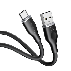 VOLTME PowerLink Moss USB-A & USB-C ケーブル(シリコン) ブラック C2121-イメージ1