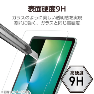 エレコム iPad(A16) (第10世代)用フィルム ガラスライク 高透明 薄型 TB-A25RFLGL-イメージ4
