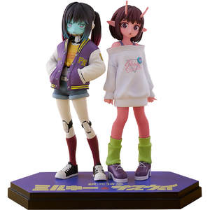 グッドスマイルカンパニー POP UP PARADE SP チハル&マキナ「銀河特急 ミルキー☆サブウェイ」 ﾎﾟﾂﾌﾟｱﾂﾌﾟPSPﾁﾊﾙﾏｷﾅ-イメージ1