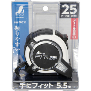 シンワ測定 コンベックス　フィットギア　２５－５．５ｍ　ＪＩＳ 80531-イメージ2
