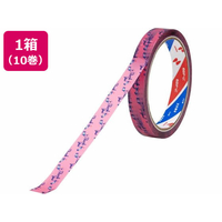 ニチバン セロテープ ストアテープ 15mm×35m 花 ピンク 10巻 FC955TG-ST-5