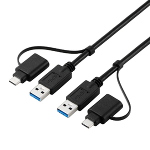 エレコム データリンクケーブル ブラック UC-TV8BK-イメージ1
