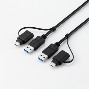 エレコム データリンクケーブル ブラック UC-TV8BK-イメージ2