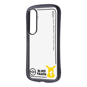 レイ・アウト Galaxy S26用 / ポケットモンスター / Puffull 衝撃吸収 バンパー ハイブリッドケース ピカチュウ_シルエット RC-PGS26CMD2B/PK70-イメージ1
