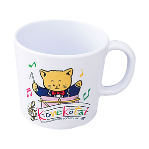 エンテック こねこたい 片手コップ(大) ピンク FC73167-L-115P-イメージ1