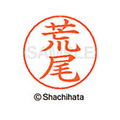 シヤチハタ ネームペン用ネーム シルバー 既製 荒尾 FC45876-X-GPS-0105