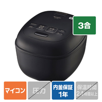シャープ 炊飯ジャー/3合炊き e angle select ブラック KS-C5E5-B