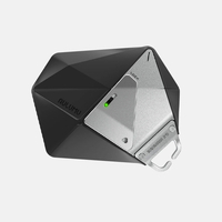 AULUMU AirPods Pro 3 ダイヤカット幾何学デザインケース ブラック ALM28531APP3
