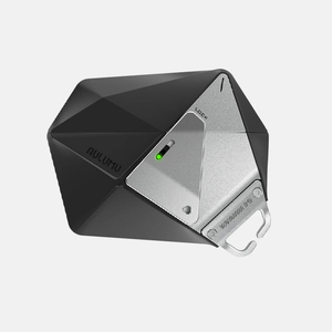 AULUMU AirPods Pro 3 ダイヤカット幾何学デザインケース ブラック ALM28531APP3-イメージ1