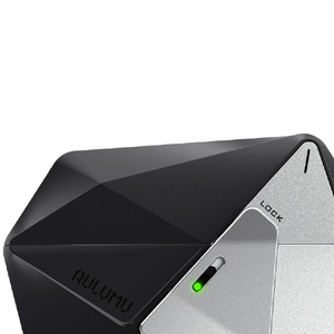 AULUMU AirPods Pro 3 ダイヤカット幾何学デザインケース ブラック ALM28531APP3-イメージ3